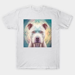 A Fractal Design of A Pit Bull T-Shirt